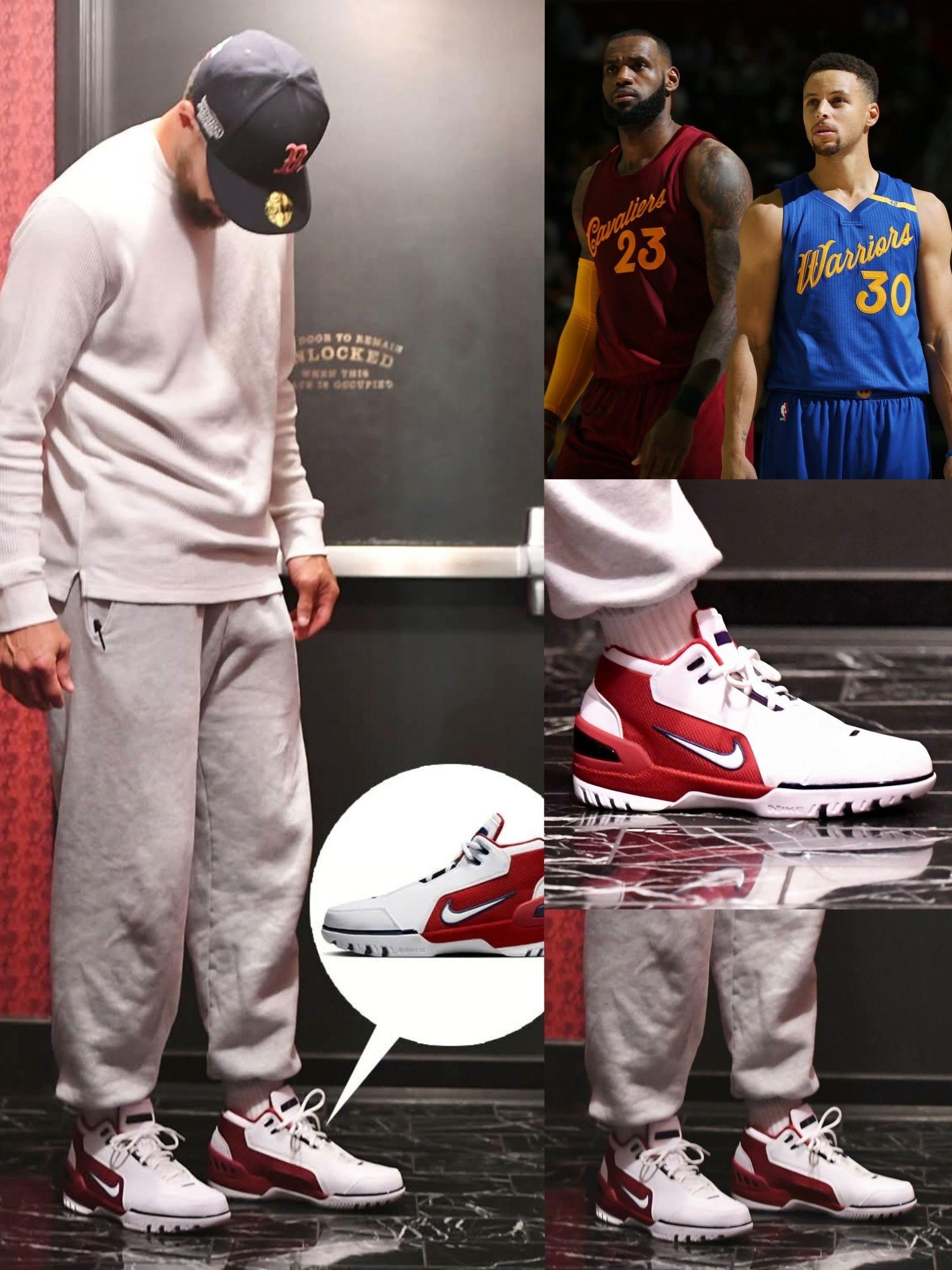 库里上脚詹姆斯初代签名鞋!Air Zoom Generation 爷青回